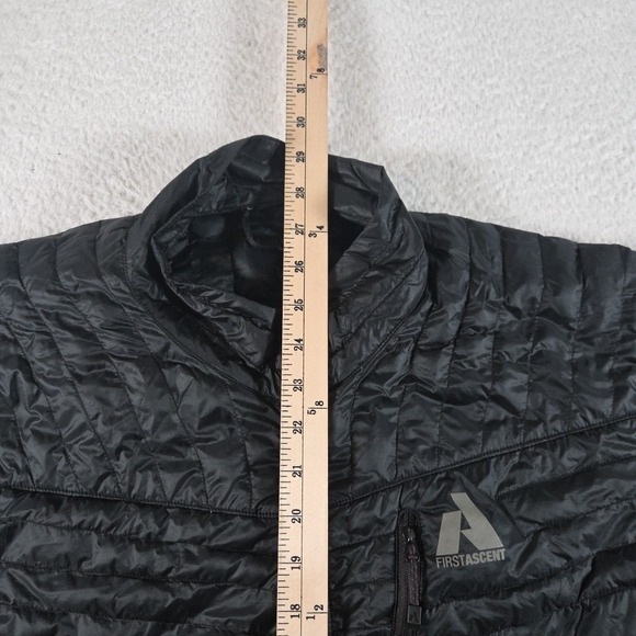 Eddie Bauer First Ascen EB 800 Fill Black Puffer Jacket Womens Large Goose Down - Picture 4 of 8